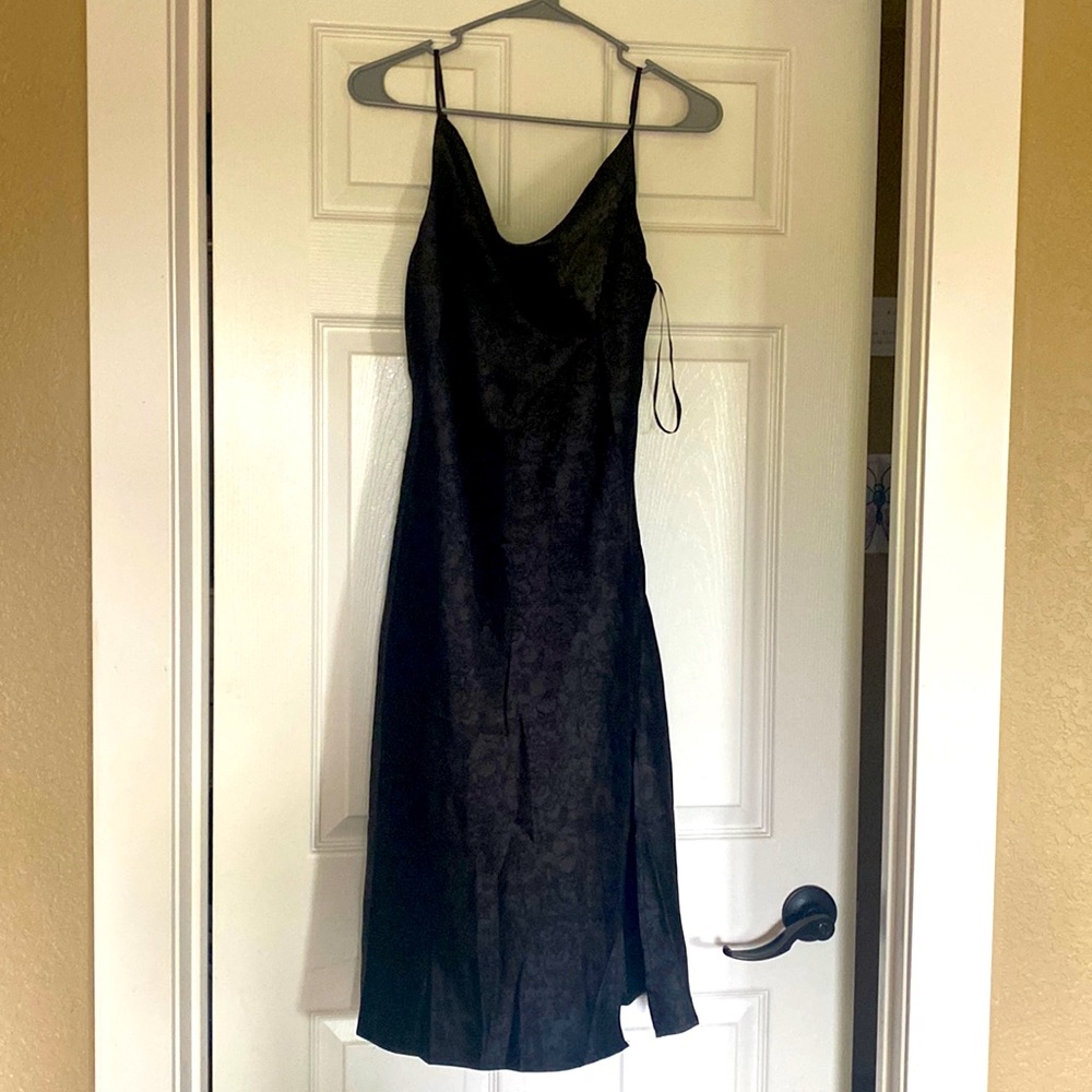 Black kittenish dress